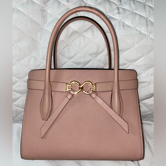 kate spade Handbags - Kate Spade Toujours Medium Satchel Flapper Pink